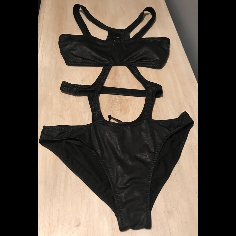 Red Carter One Piece Swimsuit